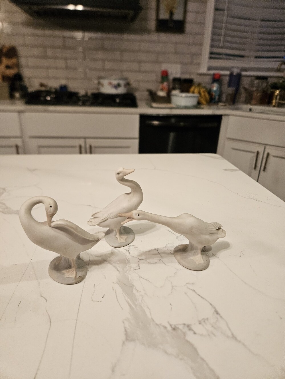 LLADRO GOOSE Geese Sculptures 1970s 1980s Like New Matte Finish